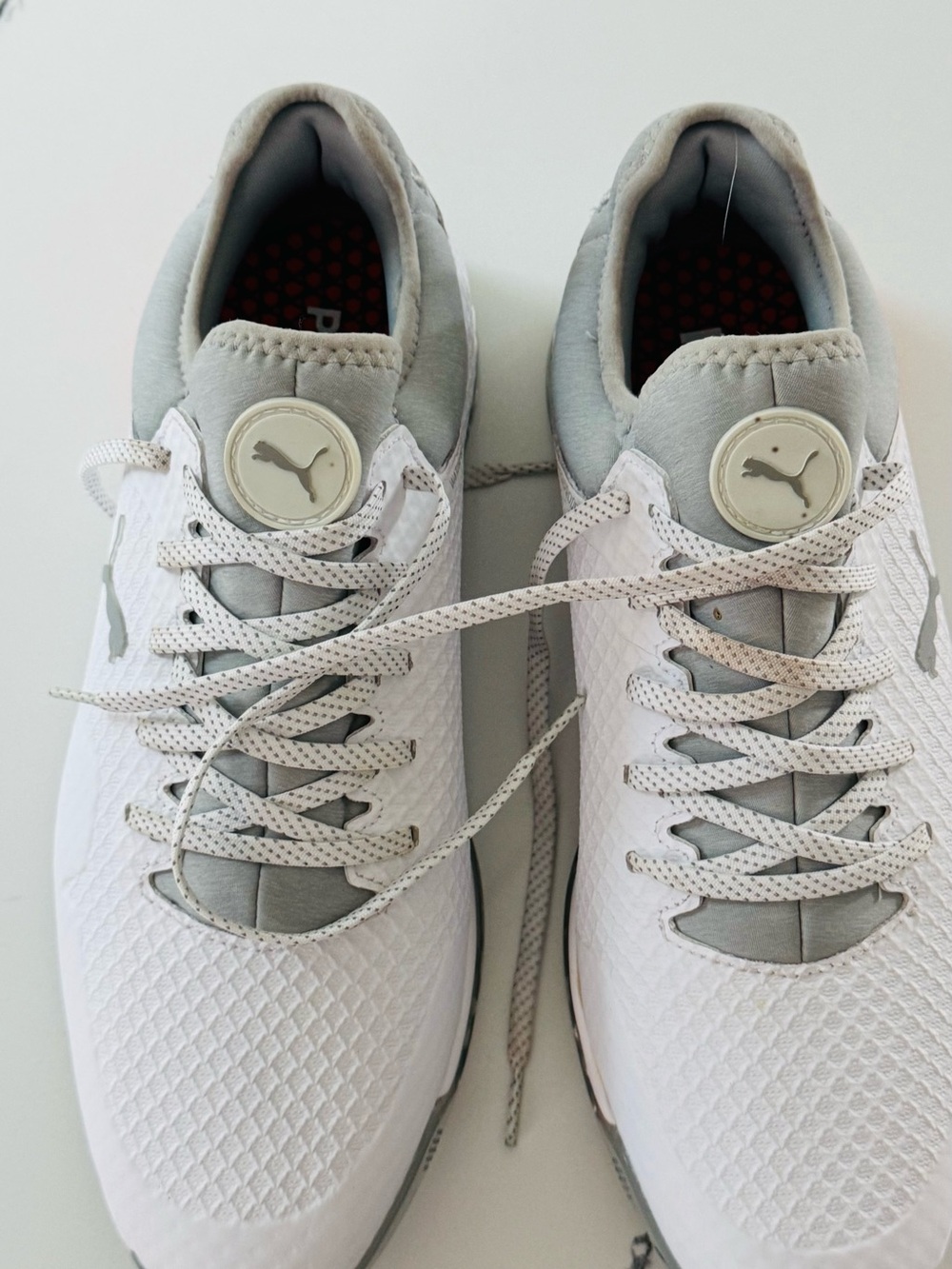 Puma Women’s White and Light Gray Athletic Sneakers